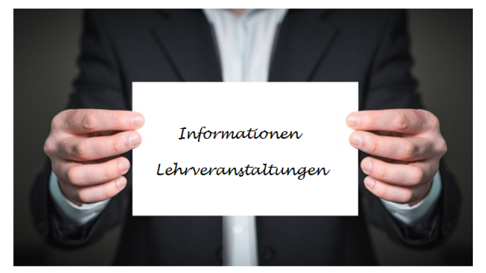 Person mit Schild